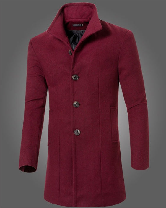 Mid-length men's coat