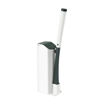 Disposable toilet brush set