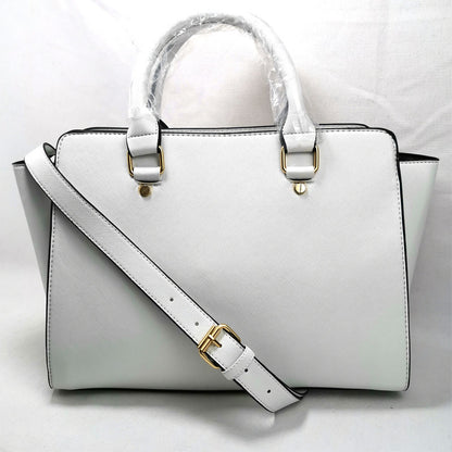 Smiley cross pattern shoulder bag