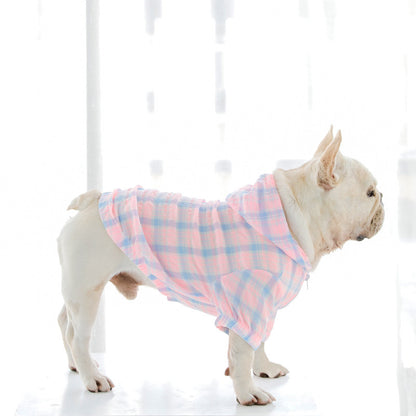 Plaid Teddy Fadou Schnauzer Clothes