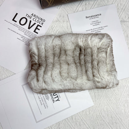 Women's Versatile Fur Snood Warm Scarf