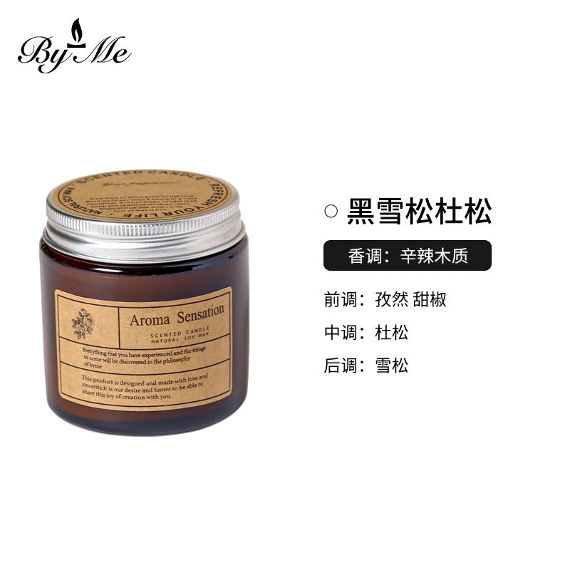 Cross-Border Smokeless Aromatherapy Candles, Souvenirs, Handmade Soy Wax Candle Cup Gift Boxes, High-End Home Fragrance Decorations