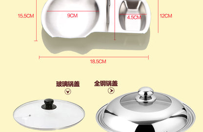 Spot 304 Stainless Steel Pot Lid Rack Storage Pot Storage Rack with Drain Tray Chopping Board Punch-Free Lid Spoon