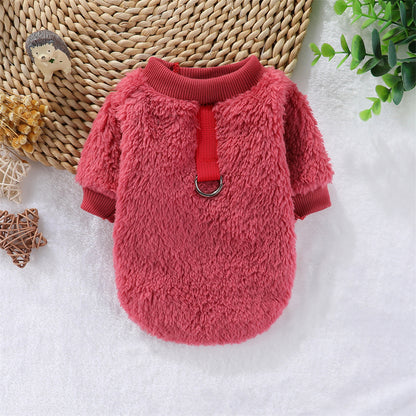 Pet Warm Thickened Double-sided Fleece Two-legged Clothes