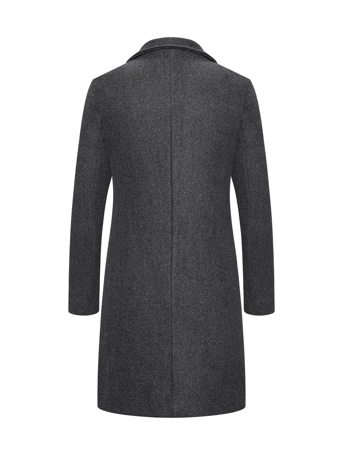 New Men's Mid-length Single Breasted Trench Coat Jacket