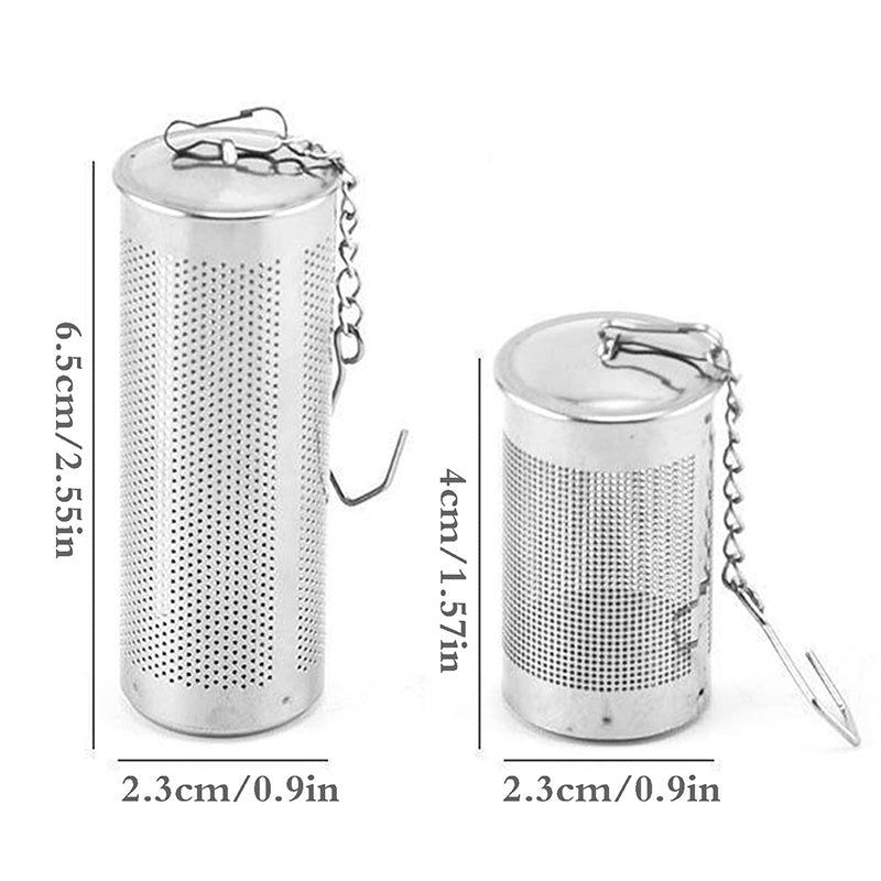 Stainless Steel Tea Filter with Hook - Keep Your Tea Leaves from Leaking and Your Cup Clean
