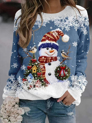 Women's Long-sleeve T-shirt With 3D Print