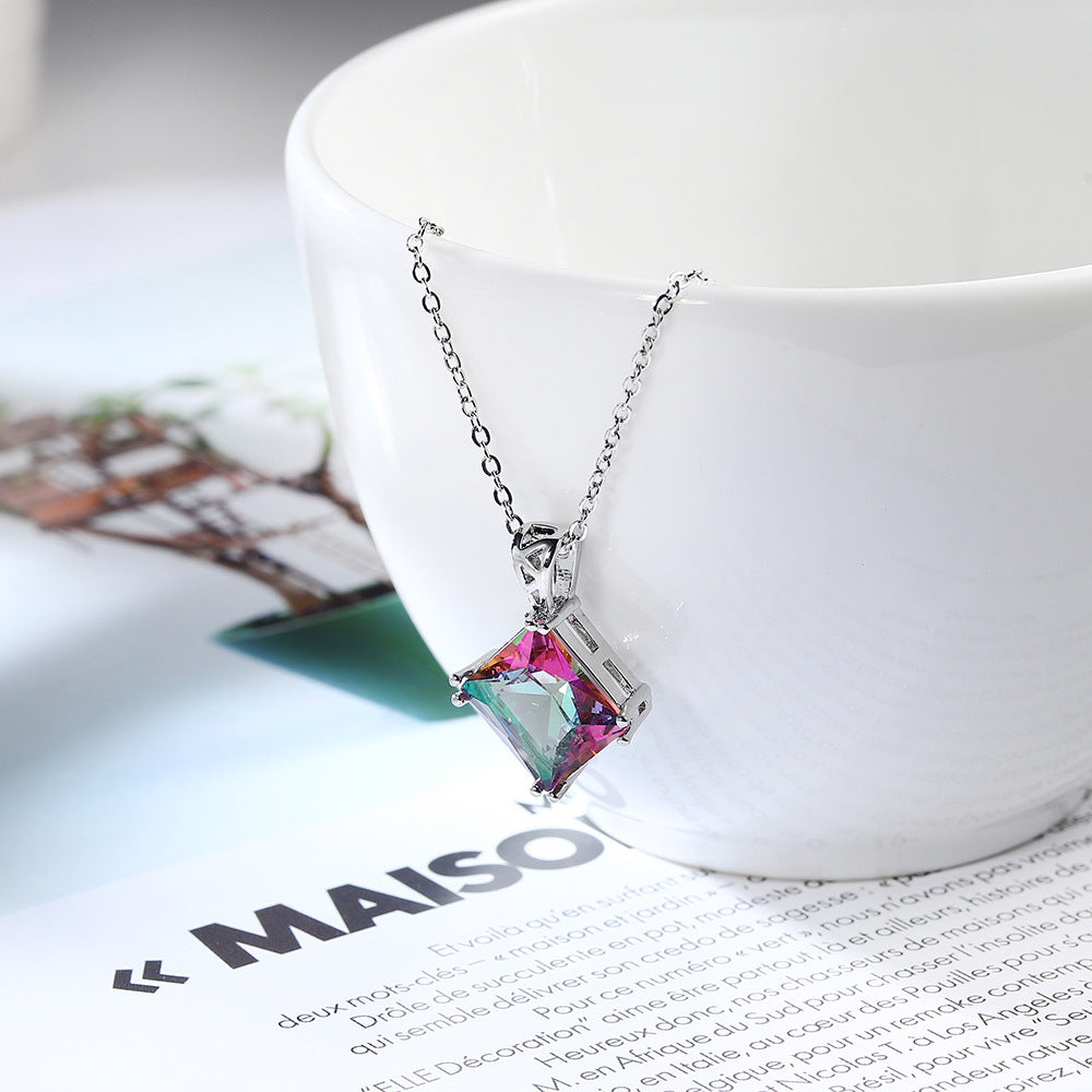 Necklace Stainless Steel Chain Jewelry Valentine's Day Gift Seven