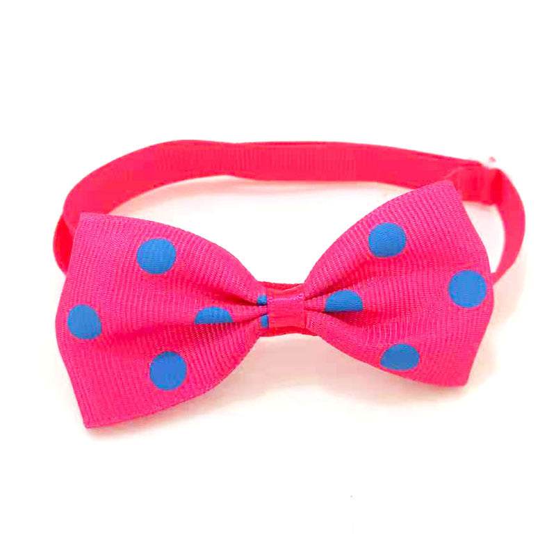 Pet Supplies Accessories Polka Dot Bow Tie