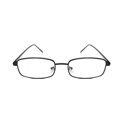 Retro Small Box Square Metal Glasses
