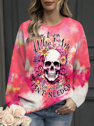 Women's Long-sleeve T-shirt With 3D Print