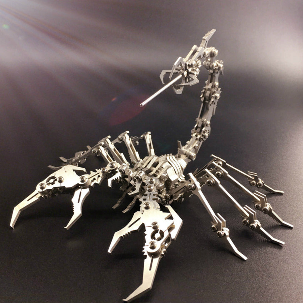 3D Overlord Fire-Breathing Ice Dragon Scorpion King DIY Metal Puzzle Game Assembly Children's Toys Gift Assembly Ornaments