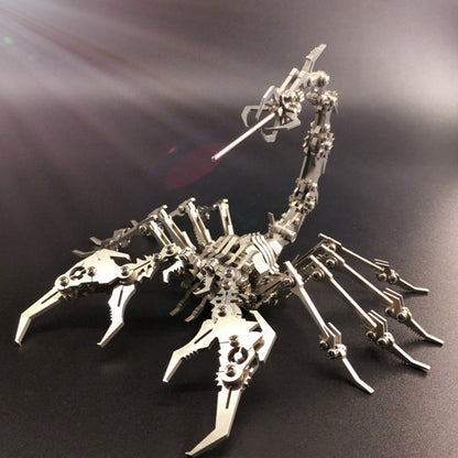 3D Overlord Fire-Breathing Ice Dragon Scorpion King DIY Metal Puzzle Game Assembly Children's Toys Gift Assembly Ornaments