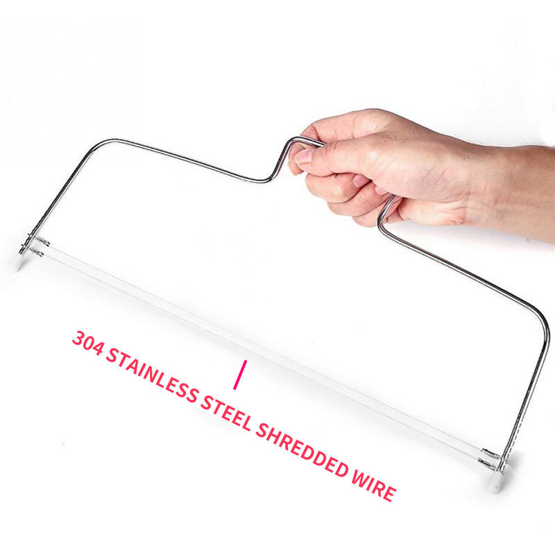 1pc Adjustable Stainless Steel Cake Slicer - Precise Control for Effortless DIY Cake Decorating and Baking - Durable, Rust-Resistant Kitchen Cooking Tool for Home Bakers and Professionals