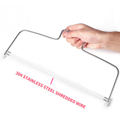 1pc Adjustable Stainless Steel Cake Slicer - Precise Control for Effortless DIY Cake Decorating and Baking - Durable, Rust-Resistant Kitchen Cooking Tool for Home Bakers and Professionals