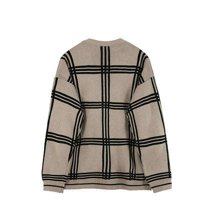Knit Sweater Trend Lazy Wind Loose All-match