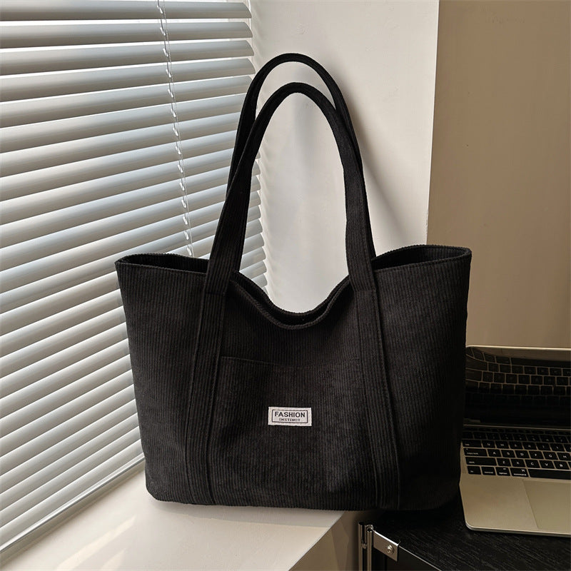 Large-capacity Corduroy Tote Bag For Women