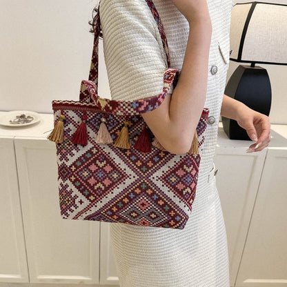 Minority Fashion Simple Vacation Style Versatile Women's Bag