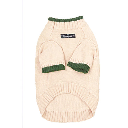 Contrast Color Two Legs Fall Winter Fashion Pet Sweater