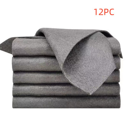 Premium Microfiber Glass Cleaning Cloth - Streak-Free Mirror & Window Cleaner - Water Absorbent Magic Wipe