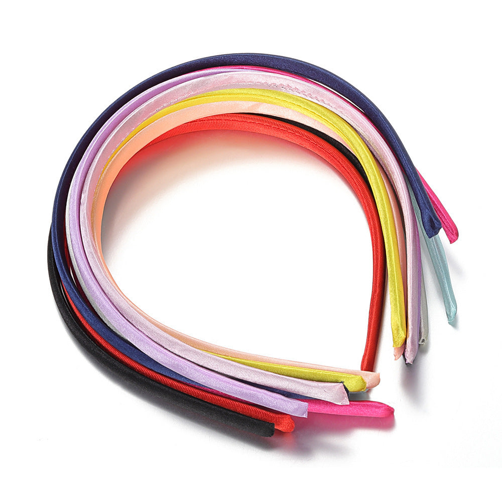 Color Headband Diy Cloth Wrapper Accessories Ribbon Cloth Headband Ornament Material Wholesale
