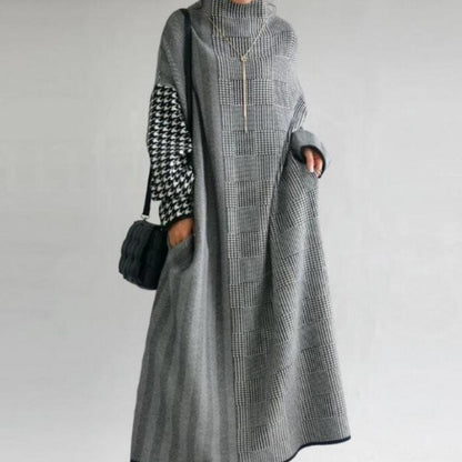 Autumn And Winter Loose Sweaters Dress For Women