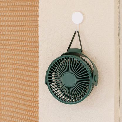Mini-Deckenventilator, tragbarer Tischventilator mit USB-Aufladung, vier Windstufen, ideal für Zuhause, Büro, Studentenwohnheim oder Schlafzimmer
