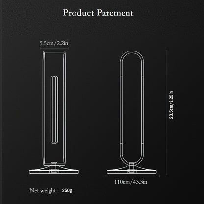 Wooden Headphone Stand with Metal Base, Desktop Headphone Holder, Bamboo Decorative Organizer, Natural Wood Display Rack