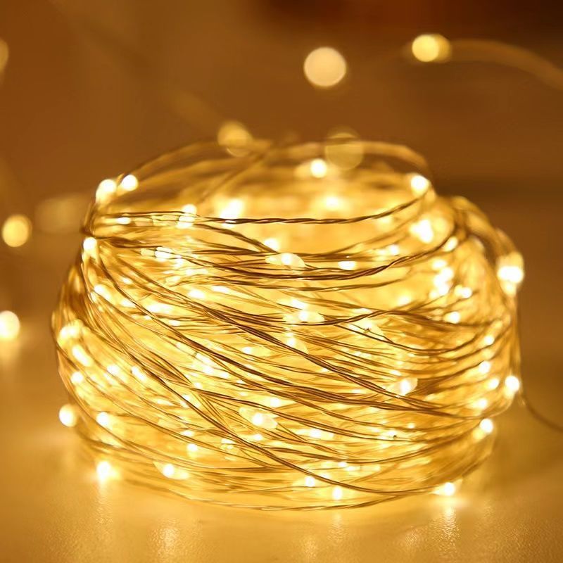 1pc String Lights Suitable for Bedroom, Party, Wedding, Christmas and Halloween Decoration Light 50/100LED