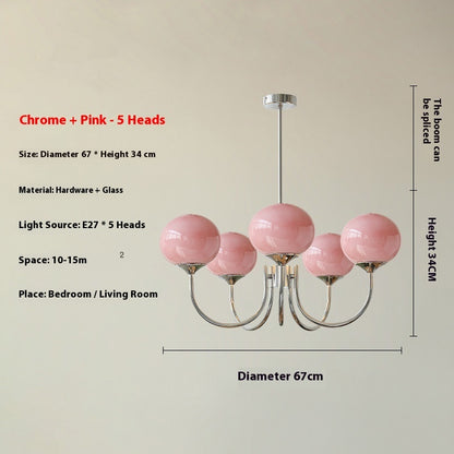 Retro Bedroom Chandelier Living Room Children's Room Lamps