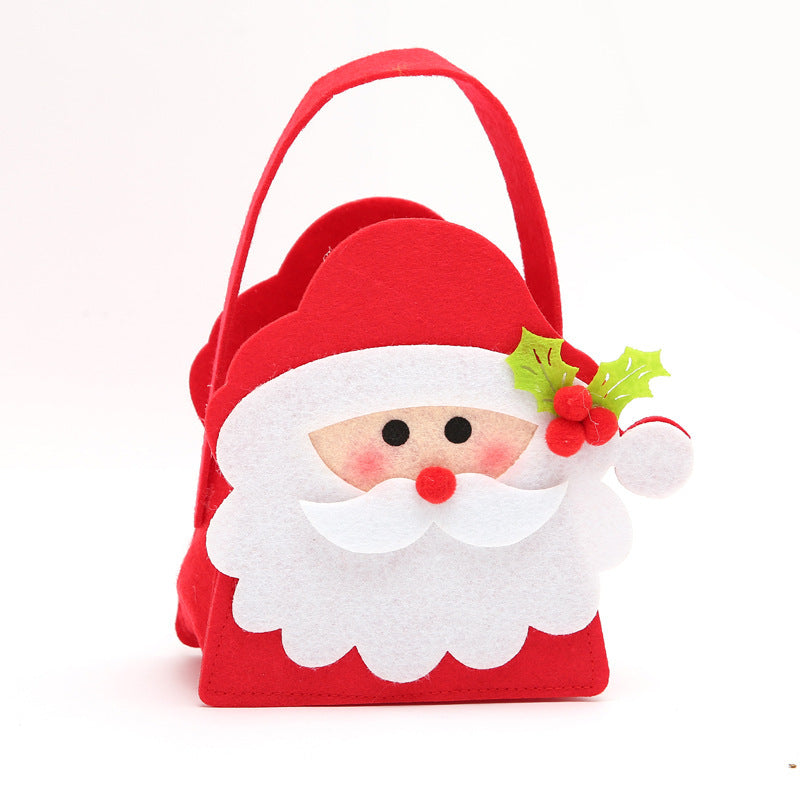 Christmas Santa Claus Candy Bag Elk Snowman Candy Bag Gift For Kids New Year Festival Party Decoration Christmas Supplie