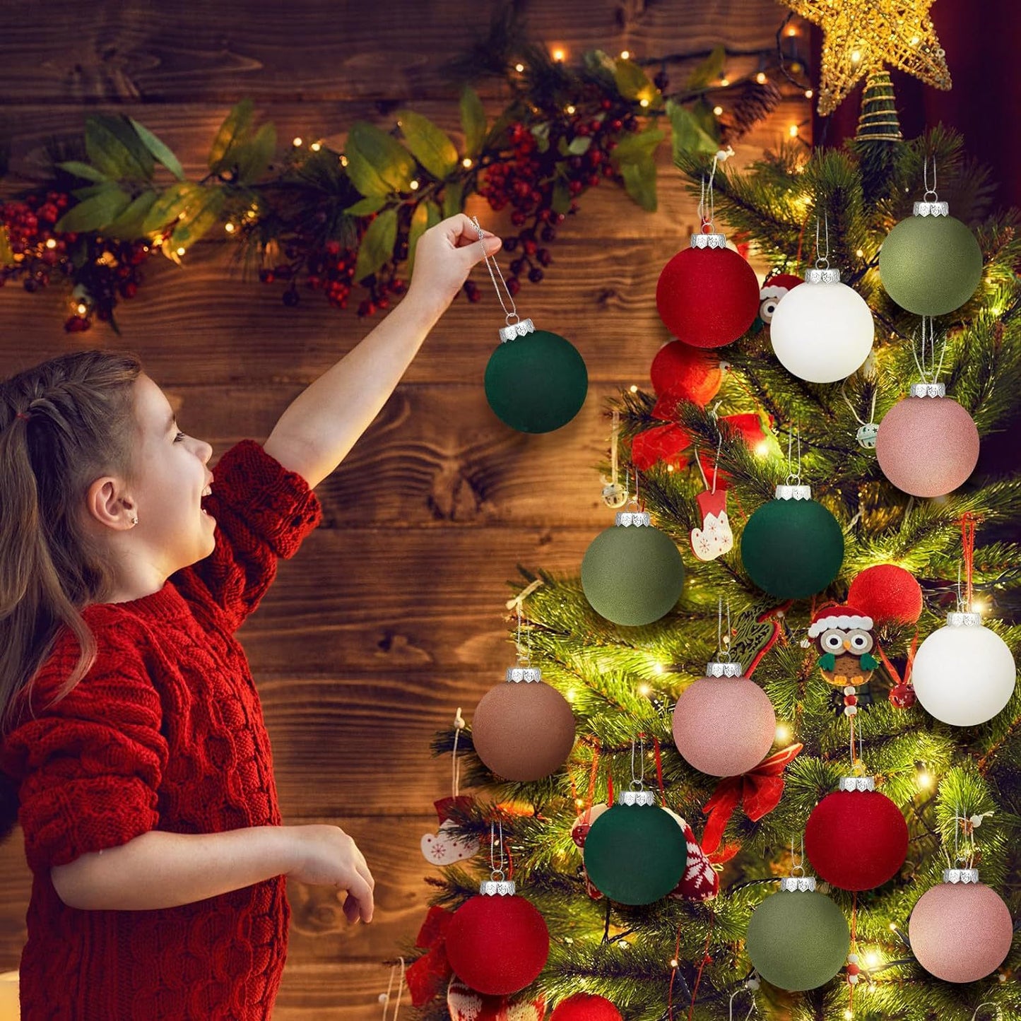 Plucked Silk Ball Christmas Decoration