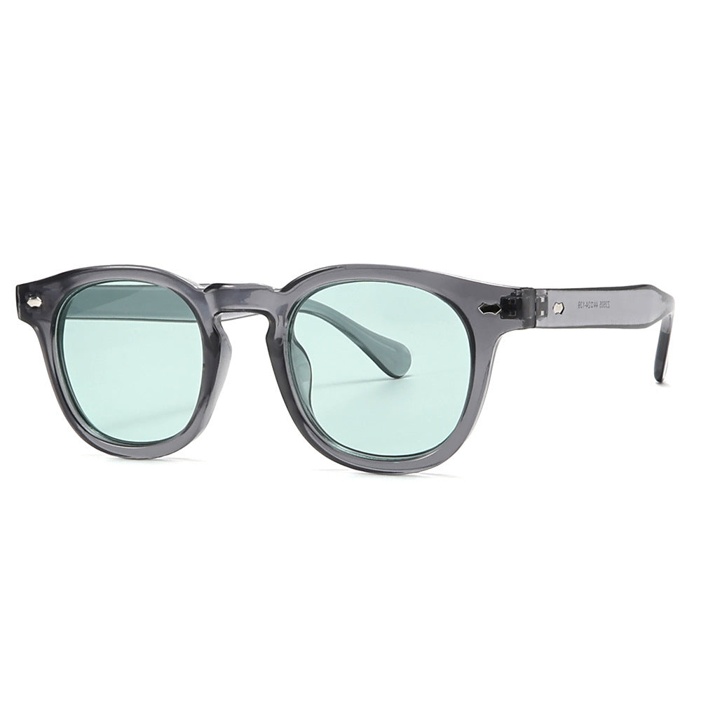 New Simple Sunglasses Round Rim Sunglasses