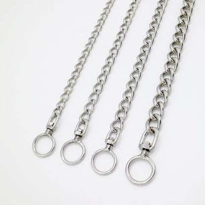 Stainless Steel Dog German Shepherd Rottweiler Golden Retriever Large Control Chain Neck Sleeve