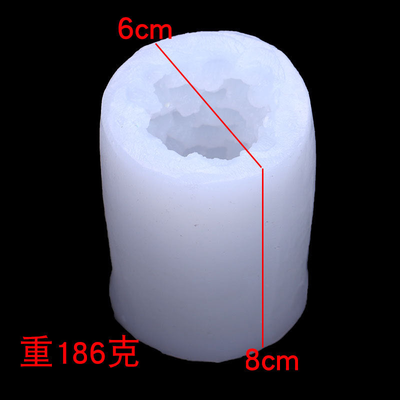 Christmas Christmas tree decoration silicone mold DIY aromatherapy candle 3D stereo Christmas tree plaster car decoration