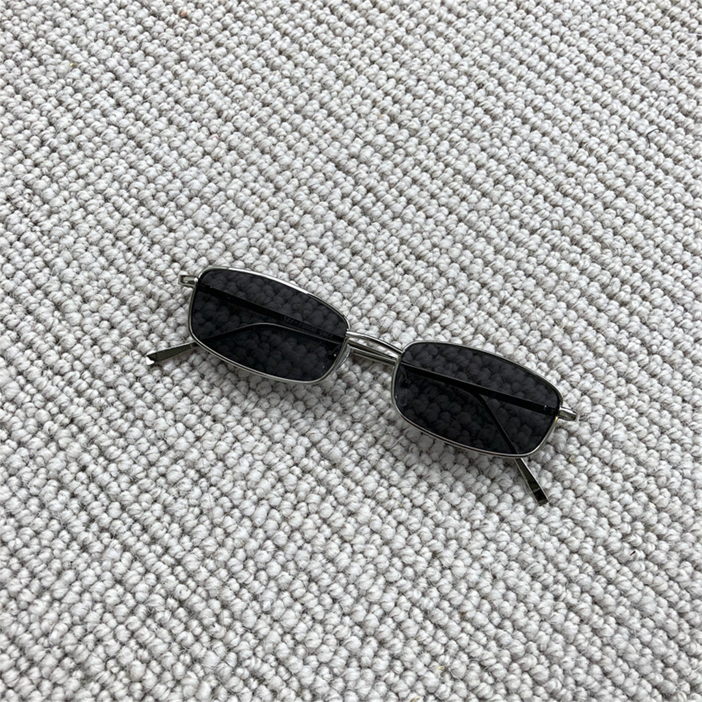 Retro Small Box Square Metal Glasses