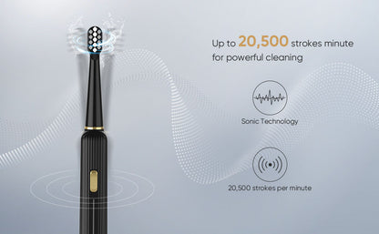 SEJOY Sonic Electric Toothbrush Rechargeable For Adult Rotating Toothbrush With 12 Brush Heads 5 Modes Timer