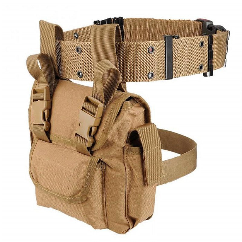 Outdoor sports leg bag storage bag multifunctional waist leg bag EDC mountaineering leggings tool waist hanging bag