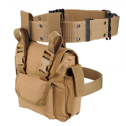 Outdoor sports leg bag storage bag multifunctional waist leg bag EDC mountaineering leggings tool waist hanging bag