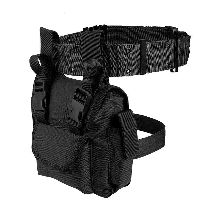 Outdoor sports leg bag storage bag multifunctional waist leg bag EDC mountaineering leggings tool waist hanging bag
