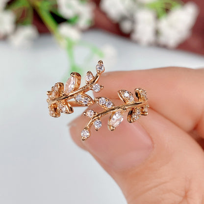 [Vine Style Stylish Ring] Stylish and Trendy Vine Style Ring, Elegant and Charming Ladies Ring, Ladies Ring Ornament