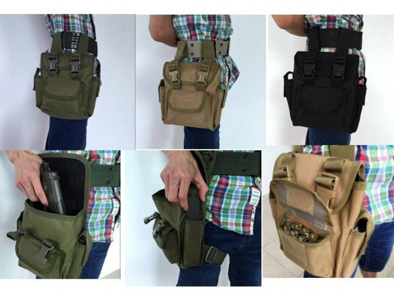 Outdoor sports leg bag storage bag multifunctional waist leg bag EDC mountaineering leggings tool waist hanging bag