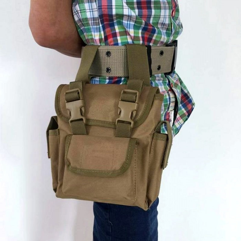Outdoor sports leg bag storage bag multifunctional waist leg bag EDC mountaineering leggings tool waist hanging bag