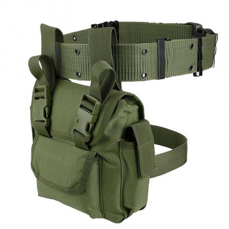 Outdoor sports leg bag storage bag multifunctional waist leg bag EDC mountaineering leggings tool waist hanging bag