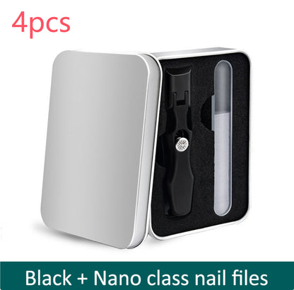 Splash Resistant Stainless Steel Nail Clippers With Large Openings