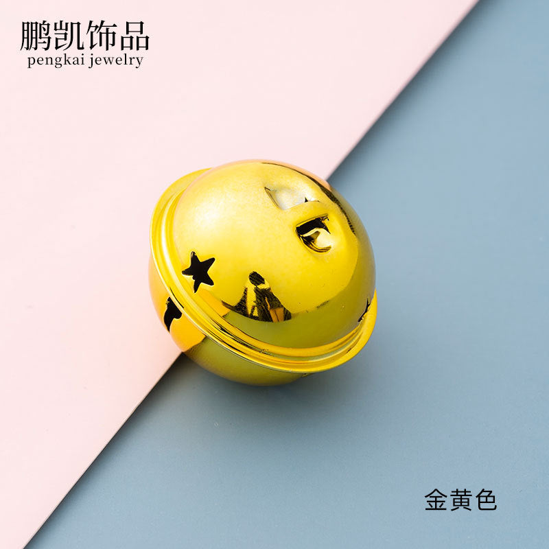 DIY handmade pendant material 4CM cm Christmas colorful cartoon pet bell large gift activity accessories