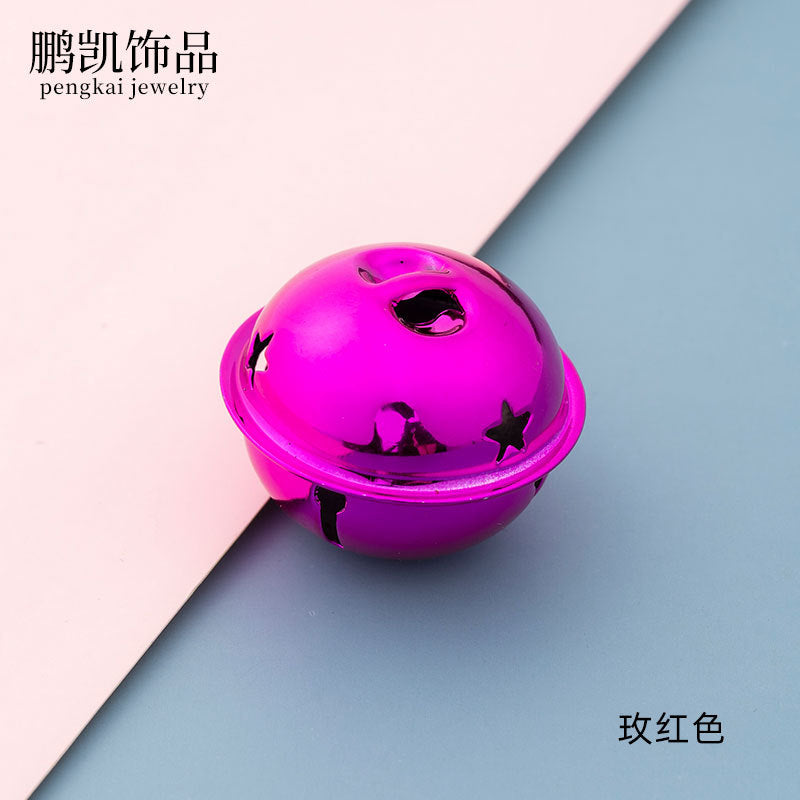 DIY handmade pendant material 4CM cm Christmas colorful cartoon pet bell large gift activity accessories