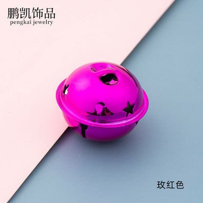 DIY handmade pendant material 4CM cm Christmas colorful cartoon pet bell large gift activity accessories