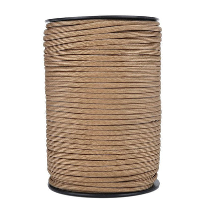 7-core 4mm umbrella rope polypropylene fiber multi-function mountaineering paratrooper traction rope life-saving equipment fixed safety umbrella rope
