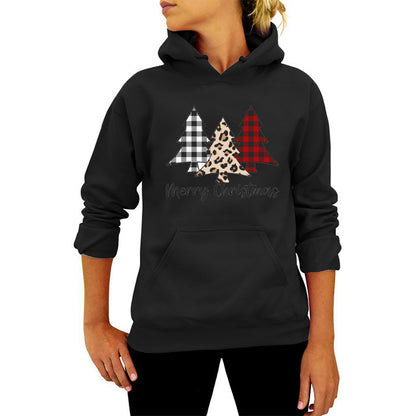 Christmas Merry christmas Christmas Tree Print Long Sleeve Sweat Loose Casual AliExpress